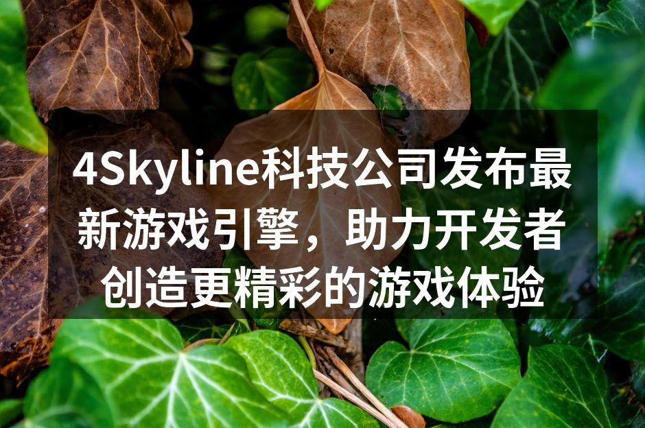 4Skyline发布会现场